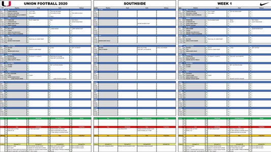 R4 Auto Populated Game Planning & Play Calling Sheet